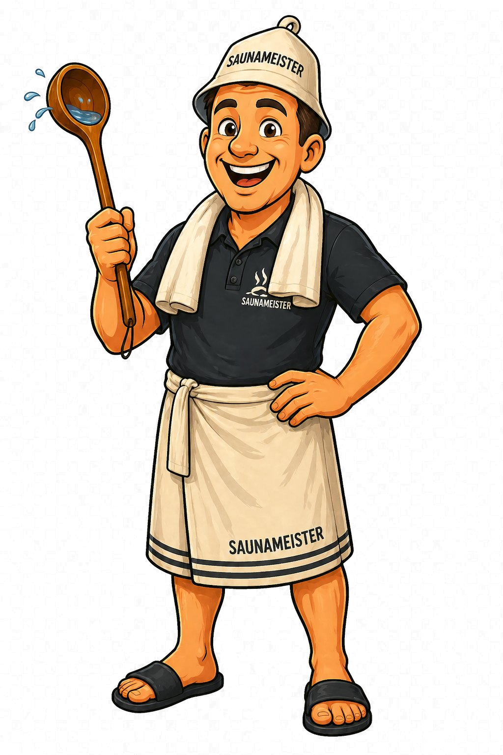 Fritz als Saunameister